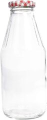 Mikken 6 x stikla pudele 500 ml, pudele ar skrūvju vāciņu, ieskaitot piltuvi cena un informācija | Virtuves piederumi | 220.lv