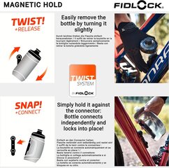 Fidlock Velo pudele цена и информация | Фляги для велосипеда, флягодержатели | 220.lv