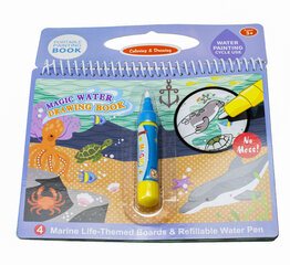 Ūdens grāmata ar marķieri - zemūdens pasaule cena un informācija | Attīstošās rotaļlietas | 220.lv