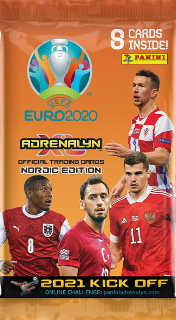 Futbola kartītes Kartīšu komplekts UEFA EURO 2020 KICK OFF 2021 (Nordic Edition) cena un informācija | Kolekcionējamas kartiņas | 220.lv