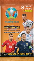 Futbola kartītes Kartīšu komplekts UEFA EURO 2020 KICK OFF 2021 (Nordic Edition) cena un informācija | Kolekcionējamas kartiņas | 220.lv