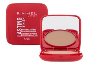 Kompaktais pūderis Rimmel London Lasting Finish, 10 g, 007 Golden Beige cena un informācija | Grima bāzes, tonālie krēmi, pūderi | 220.lv