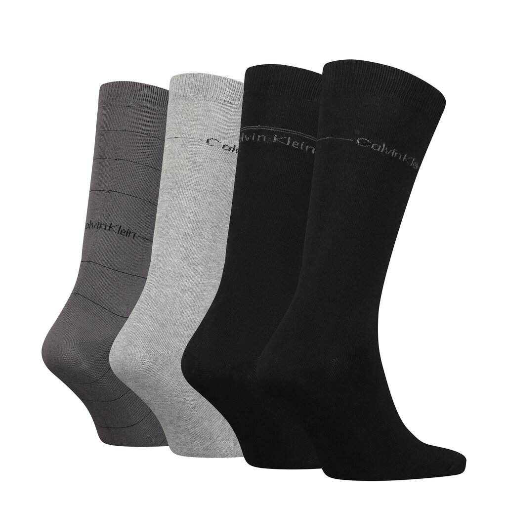 Zeķes calvin klein ck men sock 4p stripe 701219835002 цена и информация | Vīriešu zeķes | 220.lv