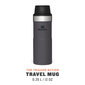 Termokrūze The Trigger-Action Travel Mug Classic 0,35L tumši pelēka cena un informācija | Termosi, termokrūzes | 220.lv