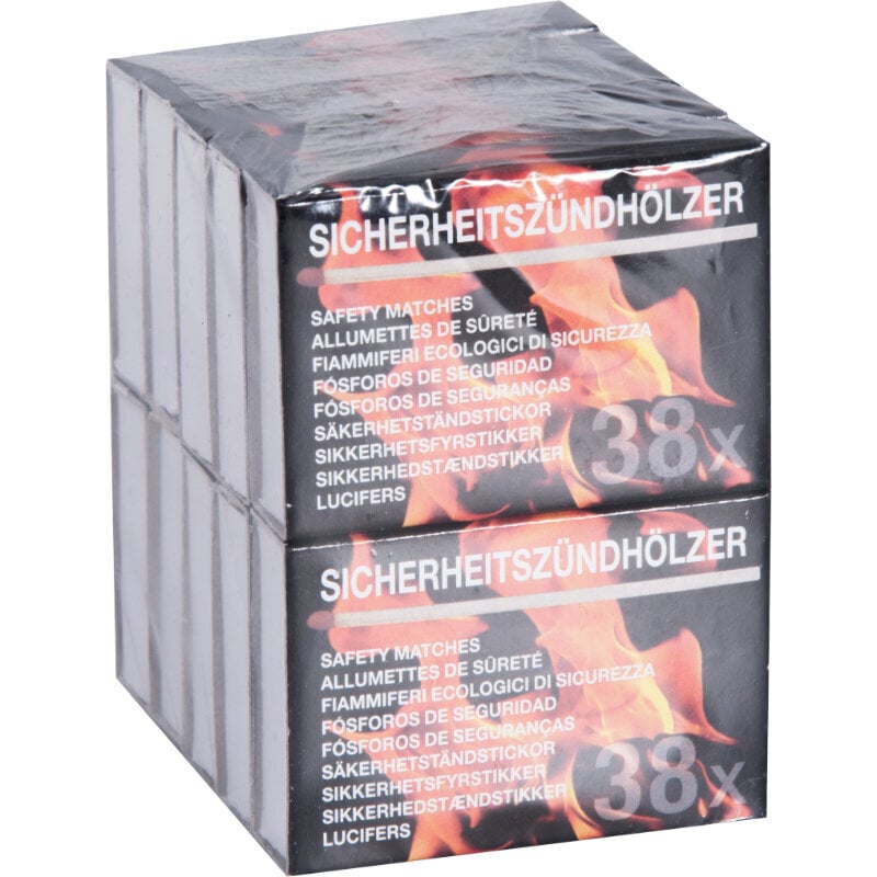 Sērkociņi 38 gab. kastītē ,10 kastītes komplekts cena un informācija | Kokogles, briketes, uguns aizdedzināšanas līdzekļi | 220.lv