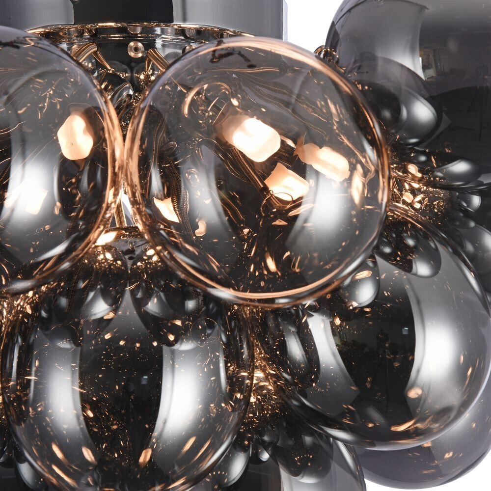 Griestu lustra Maytoni Modern hroma krāsā ar tumšiem stikla kupoliem MOD112CL-08N cena un informācija | Griestu lampas | 220.lv