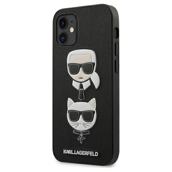 Karl Lagerfeld Case, piemērots iPhone 12 Mini, melns cena un informācija | Telefonu vāciņi, maciņi | 220.lv