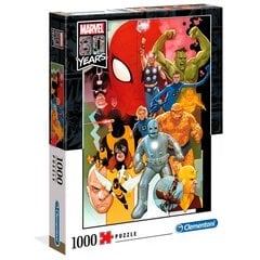 Пазл Марвел (Marvel) 80 лет, 1000 деталей цена и информация | Пазлы | 220.lv