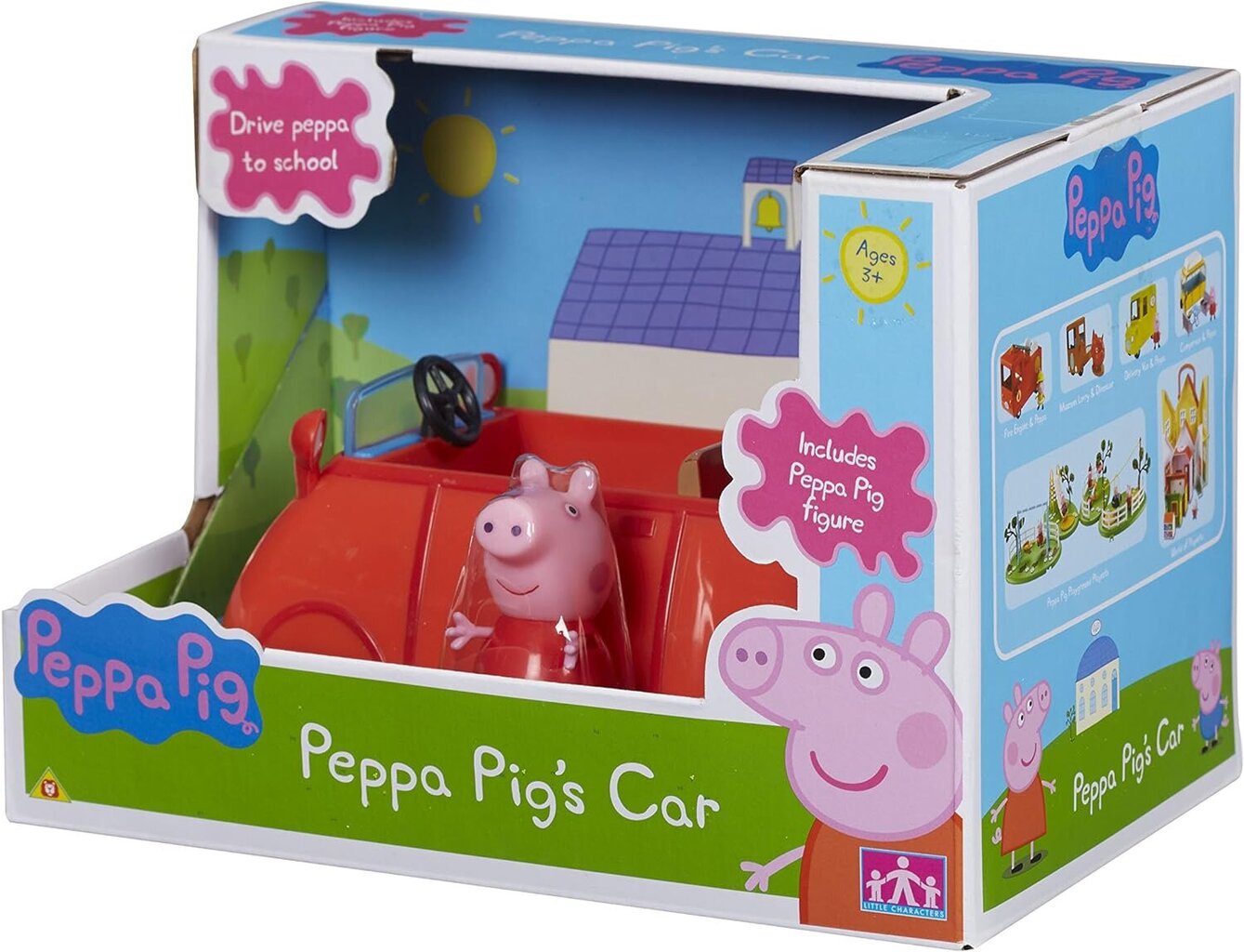 Tm Toys Komplekts ar figūru Peppa Pig Car II cena un informācija | Attīstošās rotaļlietas | 220.lv