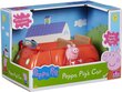 Tm Toys Komplekts ar figūru Peppa Pig Car II cena un informācija | Attīstošās rotaļlietas | 220.lv