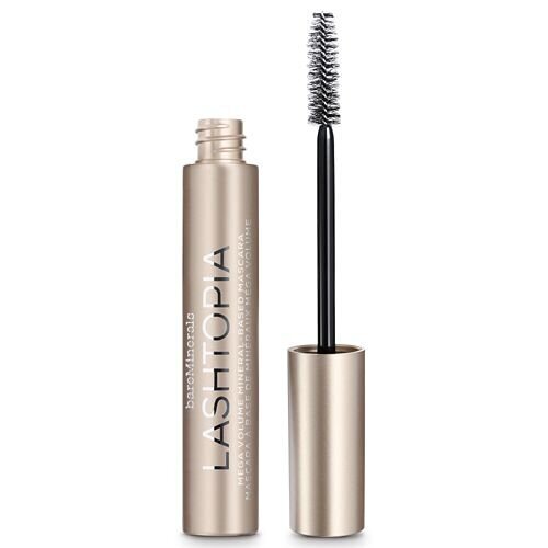 Skropstu tuša BareMinerals Lashtopia Mega Volume Mineral-Based, Black, 12 ml cena un informācija | Acu ēnas, skropstu tušas, zīmuļi, serumi | 220.lv