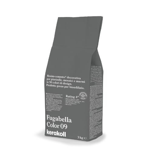 Cementa špaktele flīžu šuvēm Fugabella Color 09, 3 kg cena un informācija | Grunts, špaktelis  | 220.lv