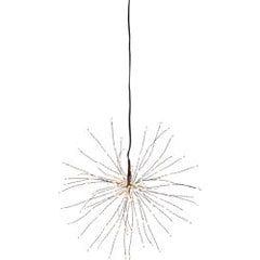 Gaismas dekors salūts karināms melns 120 LED 0,6W 26x26 cm Firework 710-01-2 cena un informācija | Ziemassvētku dekorācijas | 220.lv