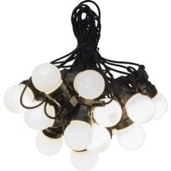 Lampiņu virtene melna 20 LED 1,9W 855 cm Small circus 476-83-1 cena un informācija | Āra apgaismojums | 220.lv