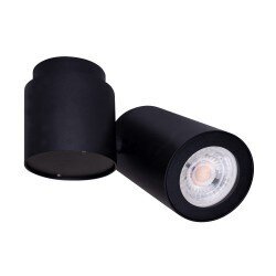 Griestu lampa Maxlight Barro kolekcija melnā krāsā 1xGU10 C0035 cena un informācija | Griestu lampas | 220.lv