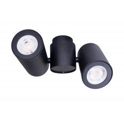 Griestu lampa Maxlight Barro kolekcija melnā krāsā 2xGU10 цена и информация | Griestu lampas | 220.lv