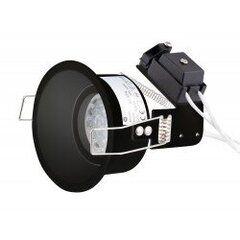 Spotlampa Maxlight Deep kolekcija melnā krāsā Ø9cm 1xGU10 H0111 cena un informācija | Griestu lampas | 220.lv
