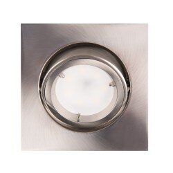Spotlampa Maxlight Fine kolekcija hroma 1xGU10 9,5x9,5cm H0041 cena un informācija | Griestu lampas | 220.lv