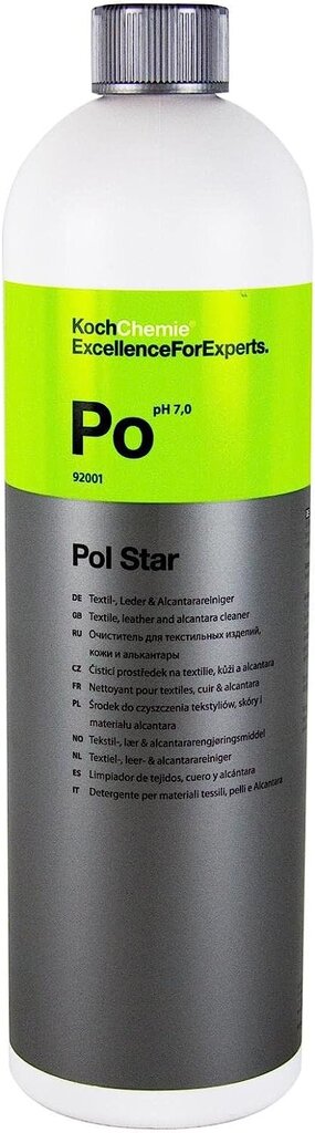 Koch Chemistry Pole Star Textile Cleaner 1L, tekstilizstrādājums, ādas un  alcantarary Cleaner cena