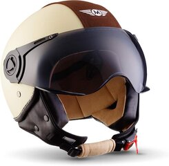 Moto Helmets® H44 "Vintage Creme" цена и информация | Шлемы для мотоциклистов | 220.lv