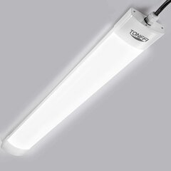 5 gabali LED gaismas 60 cm 18 W 1800lm, LED caurule 5000k auksti balti, ar ūdensnecaurlaidīgu mirgošanu bez IP65, LED darbnīcas griestu gaismas spuldzes dienasgaisma garāžas pagraba biroja birojam цена и информация | Фонарики | 220.lv