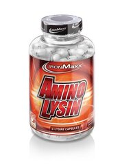 Aminoskābes IronMaxx Amino Lysine, 130 kapsulas cena un informācija | Aminoskābes | 220.lv