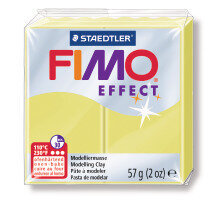 Polimērmāls Effect 57g citrondzeltens, Fimo /6 cena un informācija | Modelēšanas un zīmēšanas piederumi | 220.lv