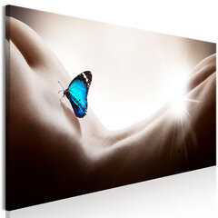 Glezna - Woman and Butterfly (1 Part) Narrow 135x45 cm цена и информация | Картины | 220.lv