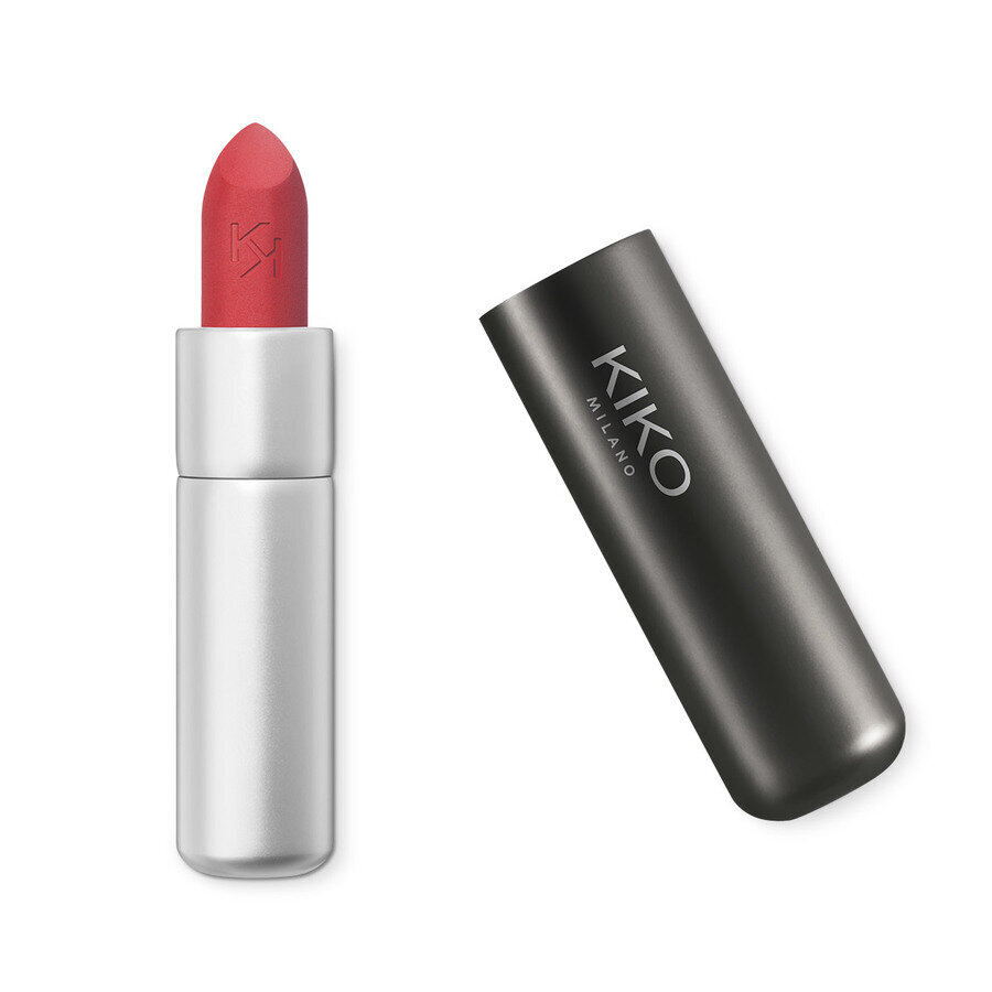 Matēta lūpu krāsa Kiko Milano Powder Power Lipstick, 07 Light Crimson cena un informācija | Lūpu krāsas, balzāmi, spīdumi, vazelīns | 220.lv