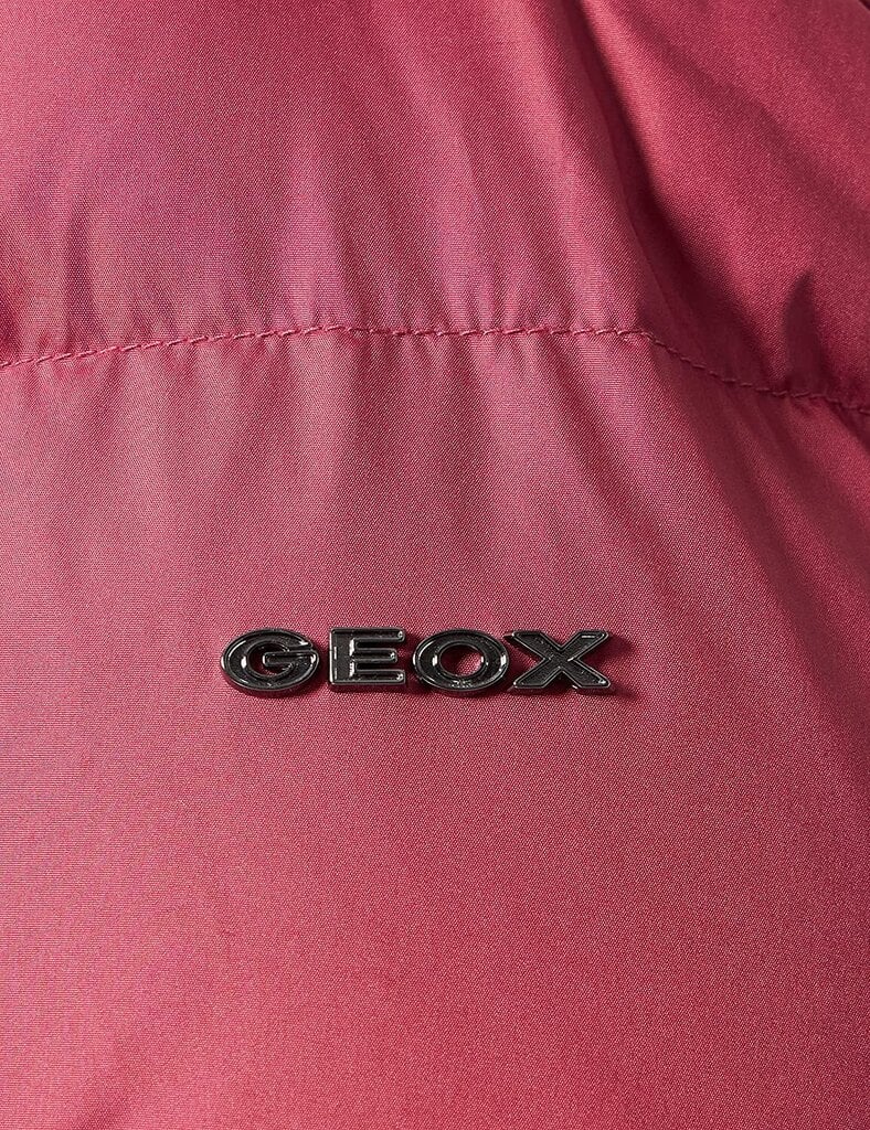 GEOX sieviešu ziemas jaka W CAMEI ar kapuci rozā krāsa izmērs DE 42 cena un informācija | Sieviešu virsjakas | 220.lv