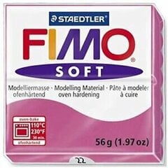 Polimērmāls mīksts 57g aveņu sarkans, Fimo /6 цена и информация | Принадлежности для рисования, лепки | 220.lv