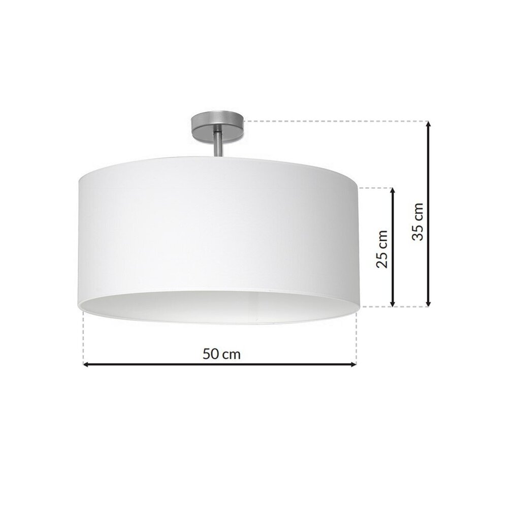 Griestu gaisma CASINO WHITE/CHROME 3xE27 cena un informācija | Griestu lampas | 220.lv
