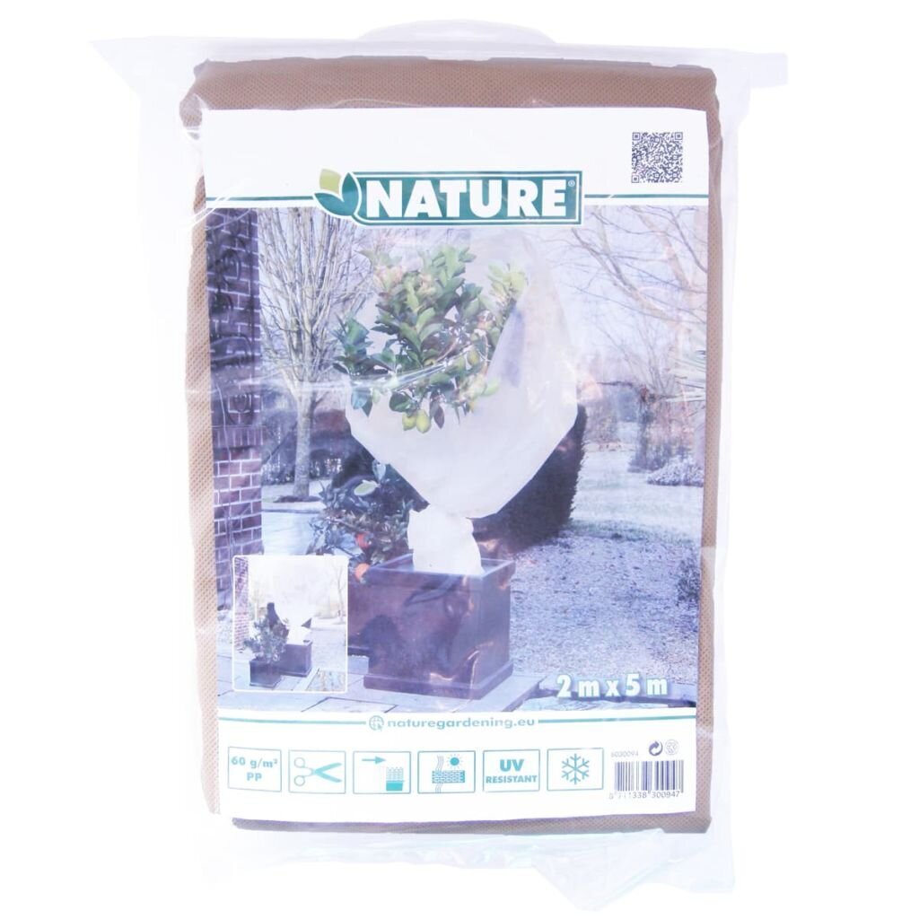 Nature aizsargapvalks augiem, smilškrāsas, 2x5m cena un informācija | Dārza instrumenti | 220.lv