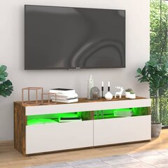 Televizora skapīši ar led, 2gab., ozola, 60x35x40cm цена и информация | Тумбы под телевизор | 220.lv