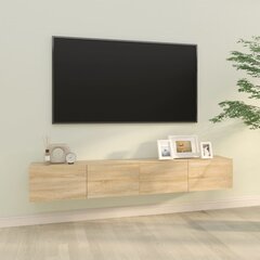 Televizora skapīši, 2gab., ozola, 100x30x30cm, koka cena un informācija | TV galdiņi | 220.lv