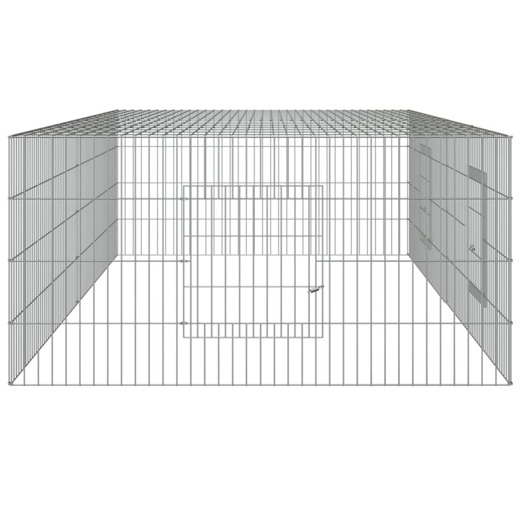 Trušu būris, 2 segmenti, 220x110x55cm, cinkots dzelzs cena un informācija | Būri un aksesuāri grauzējiem | 220.lv