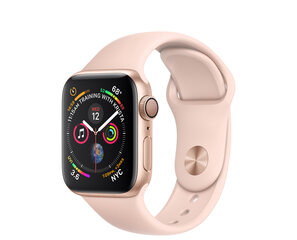 Apple Watch Series 4 40mm Gold Aluminum/Pink Sand Sport Band (Atjaunots A) cena un informācija | Viedpulksteņi (smartwatch) | 220.lv