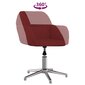 vidaXL biroja krēsls, vīnsarkans audums cena un informācija | Biroja krēsli | 220.lv
