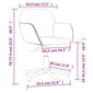 vidaXL grozāmi virtuves krēsli, 2 gab., tumši zaļš audums cena un informācija | Virtuves un ēdamistabas krēsli | 220.lv