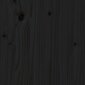 vidaXL naktsskapītis, melns, 40x35x61,5 cm, priedes masīvkoks cena un informācija | Naktsskapīši | 220.lv