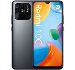 Xiaomi Redmi 10c Dual SIM 3/64GB Graphite Gray MZB0C34EU cena un informācija | Mobilie telefoni | 220.lv