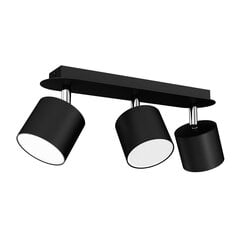 Потолочный светильник DIXIE BLACK 3xGX53 цена и информация | Потолочные светильники | 220.lv