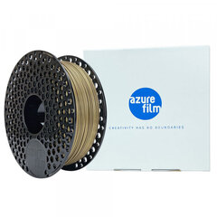 3D pildspalvas vītne AzureFilm - Gold 1KG PLA 1,75mm cena un informācija | Piederumi printerim | 220.lv