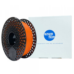 3D pildspalvas vītne AzureFilm - Orange 1KG PLA 1,75mm cena un informācija | Piederumi printerim | 220.lv