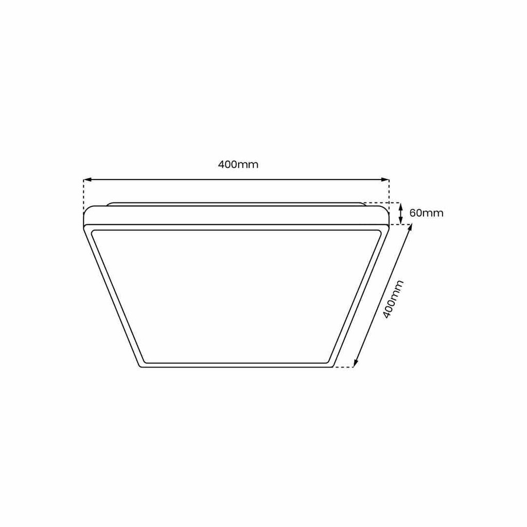 Griestu lampa QUADRO GOLD 38W цена и информация | Griestu lampas | 220.lv