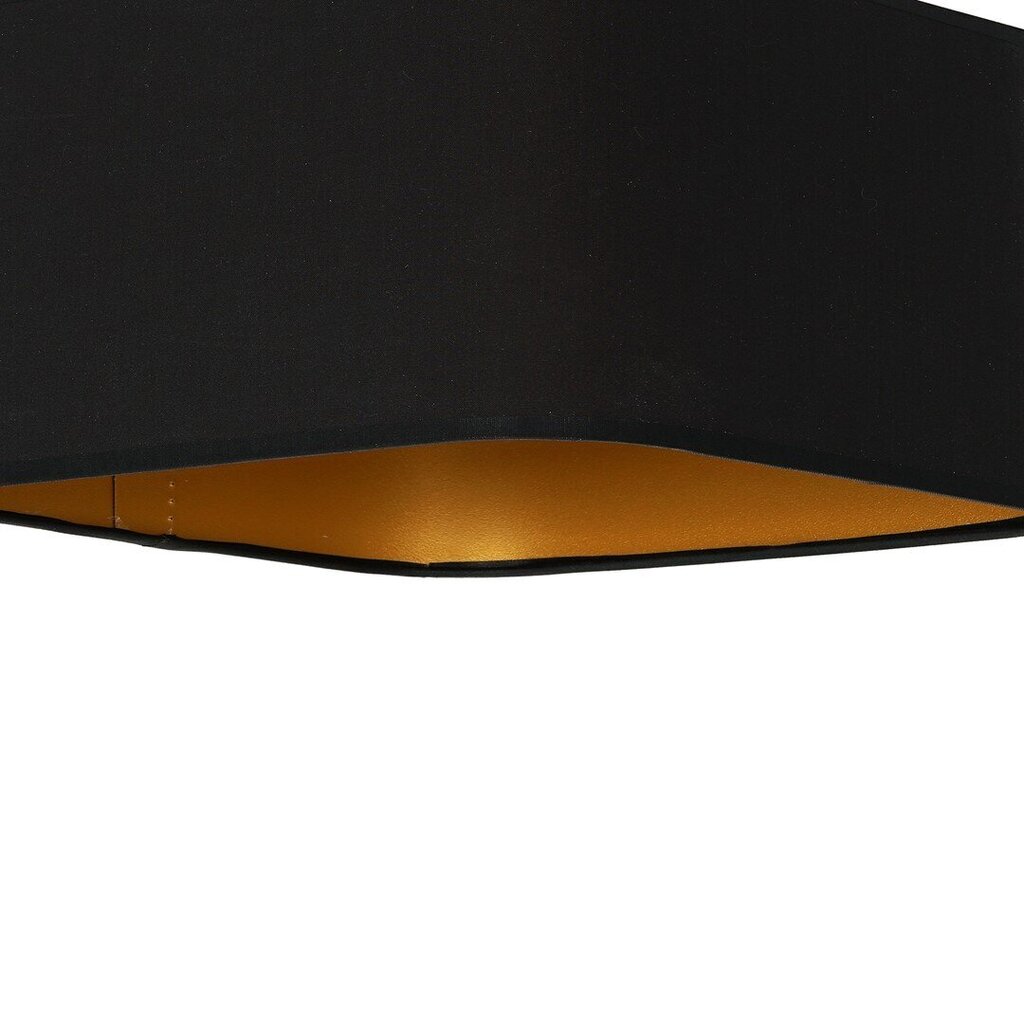 Milagro griestu lampa Napoli Black/gold cena un informācija | Griestu lampas | 220.lv