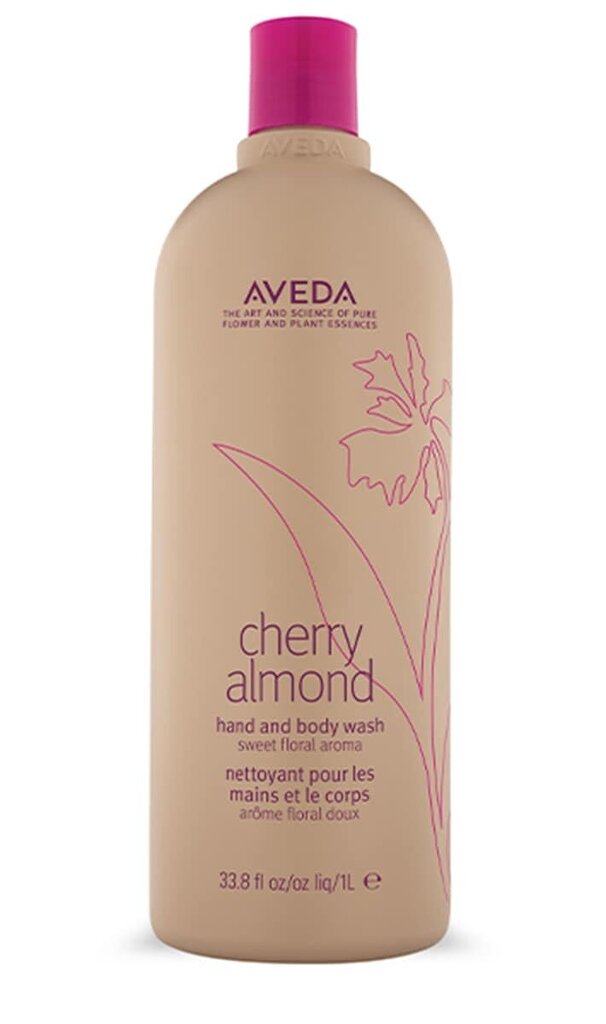 Roku un ķermeņa ziepes Aveda Cherry Almond 1000 ml cena un informācija | Dušas želejas, eļļas | 220.lv