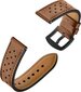 Watch Band Leather Brown цена и информация | Viedpulksteņu un viedo aproču aksesuāri | 220.lv