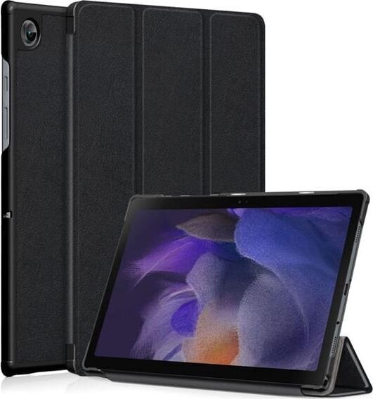 SmartCase salokāms vāciņš planšetdatoram - Samsung Galaxy TAB A8 10.5 X200 / X205, melns цена и информация | Somas, maciņi | 220.lv