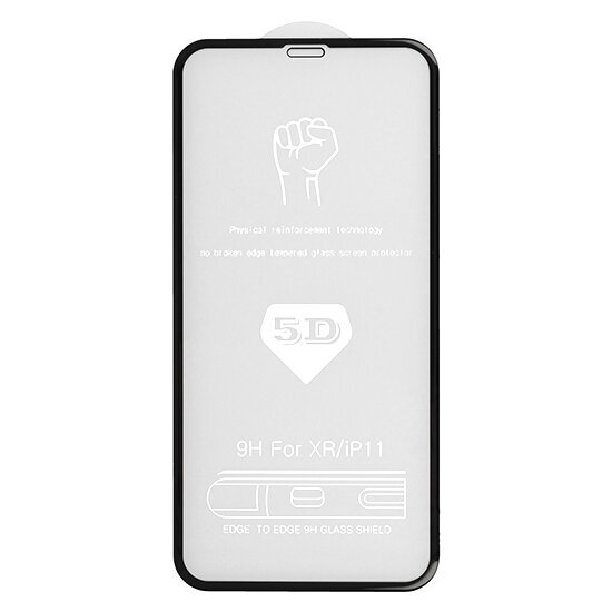 Ekrāna aizsargstikls Hard 5D - iPhone 11 PRO cena un informācija | Ekrāna aizsargstikli | 220.lv